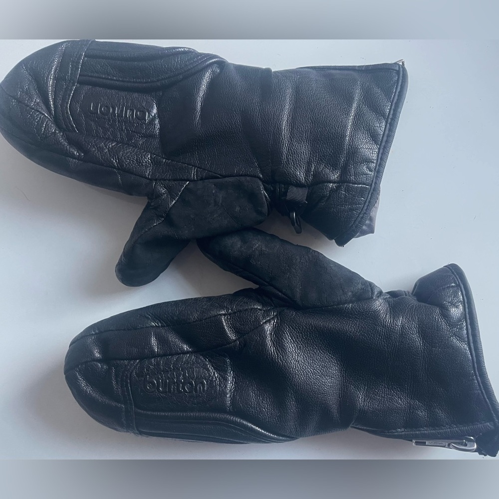 BURTON Genuine Leather Gore-Tex Gloves ski snow winter women ladies SIZE Small S